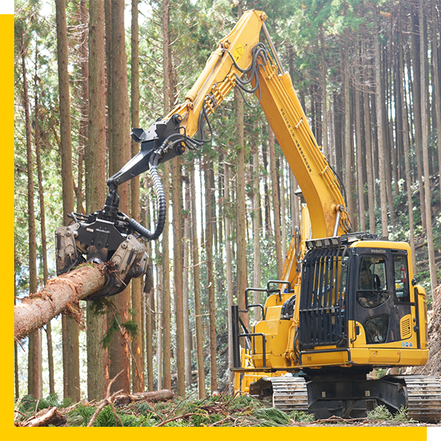 松木林業　素材生産業務
