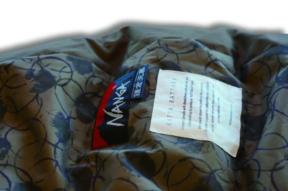 鎌倉天幕×NANGA×RATTA RATTARR SLEEPING BAG 600 松木林業 大分県佐伯市の林業 木の伐採・薪販売 レジャー商品 キャンプ用品　アウトドア