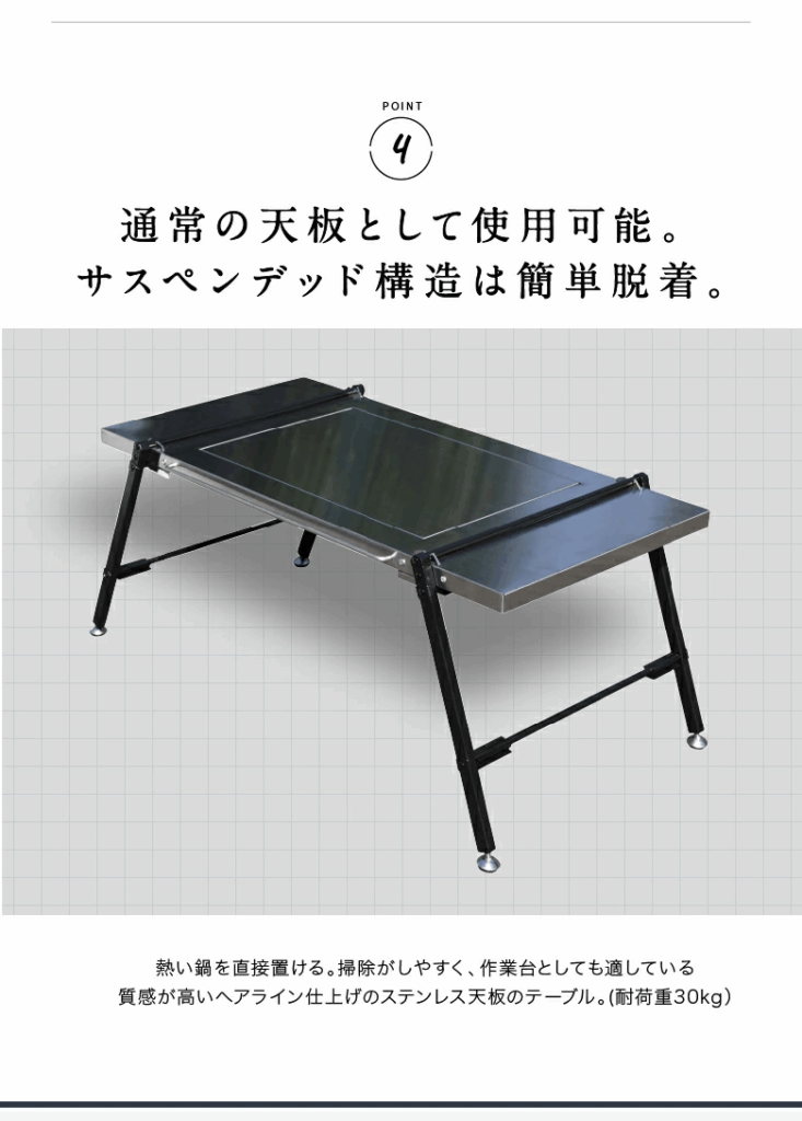 BBQ UNIT (オプション品） 松木林業 大分県佐伯市の林業 木の伐採・薪販売 レジャー商品 キャンプ用品　アウトドア