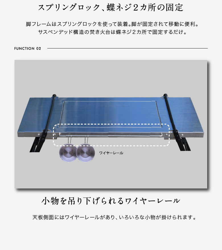 BBQ UNIT (オプション品） 松木林業 大分県佐伯市の林業 木の伐採・薪販売 レジャー商品 キャンプ用品　アウトドア